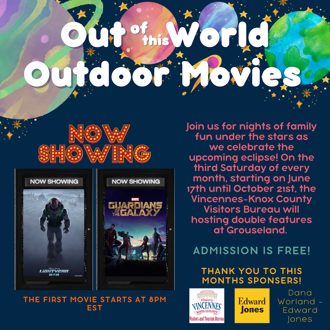 Out of This World Outdoor Movies Vincennes/Knox County VTB